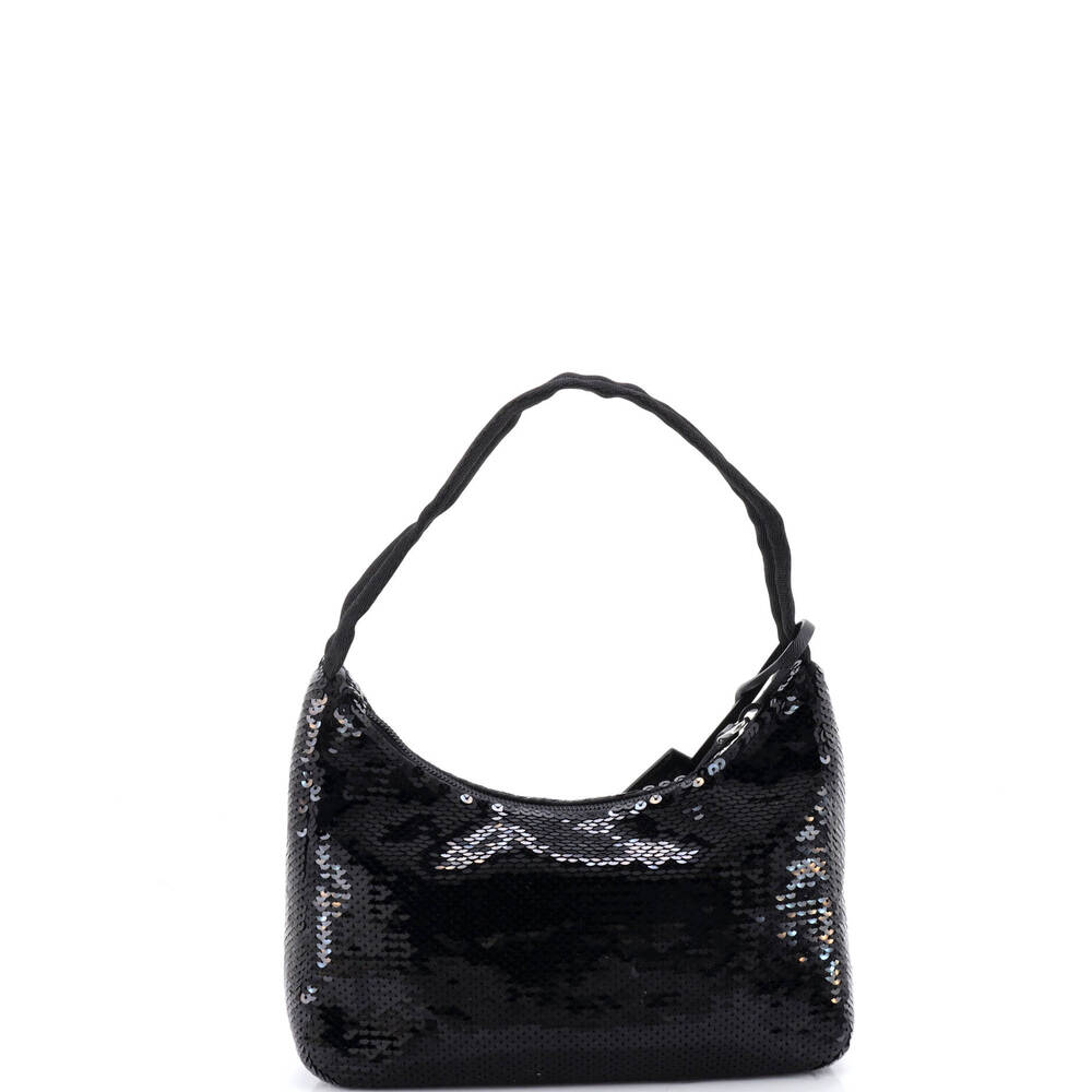 Prada Re-Edition Hobo Sequins Mini #233562P24B - Picture 3 of 6